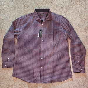 NWT Galaxy by Harvic 2XL Men's Button Down Dress Shirt